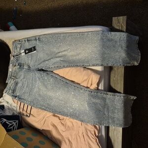 Guess 1981 rhinestone indigo